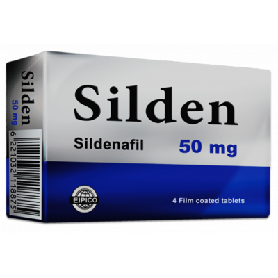 SILDEN 50 MG ( SILDENAFIL ) 4 FILM-COATED TABLETS